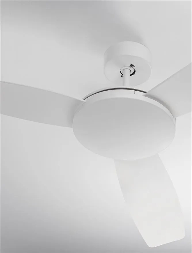 Ventilator de tavan cu telecomanda design modern BLAIRE alb
