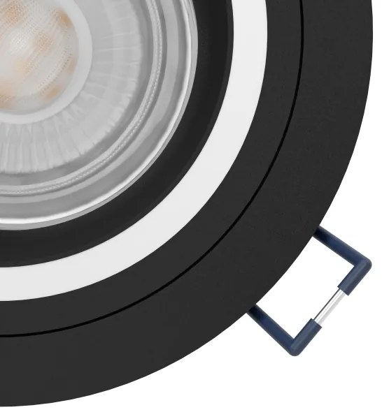 Corp de iluminat LED RGBW încastrat dimabil Eglo 900764 CAROSSO-Z 4,7W/230V negru