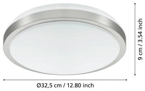 Eglo 96033 - LED Plafoniera COMPETA 1 LED/22W/230V