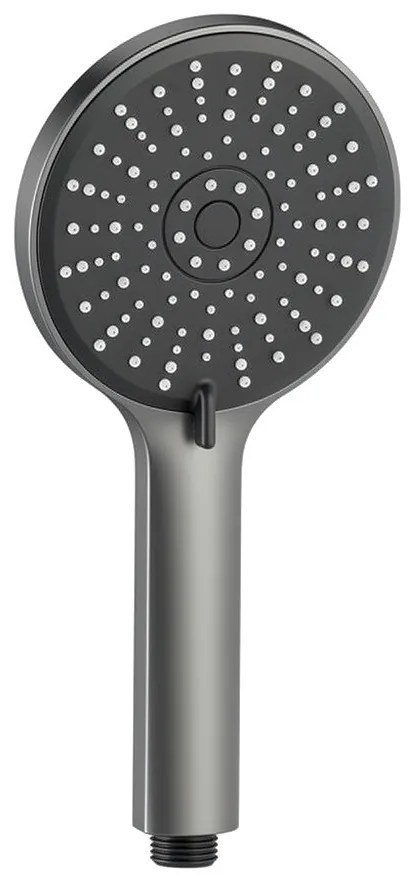 Duș de mână Lili cu 5 funcții și suport pentru furtun gri