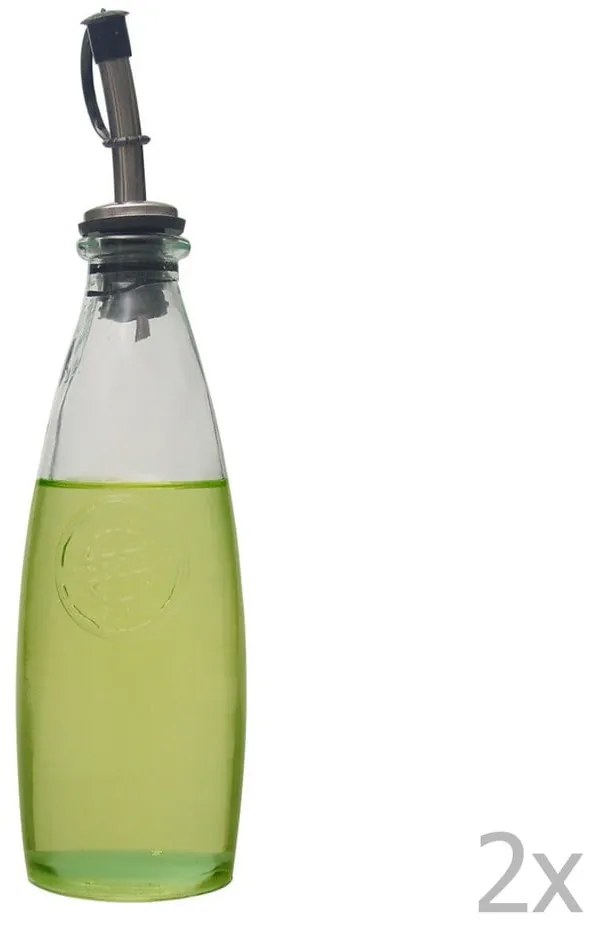 Recipiente din sticlă reciclată pentru oțet și ulei Ego Dekor Authentic, 300 ml
