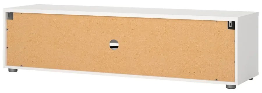Comodă TV albă 147x38 cm Media – Tvilum