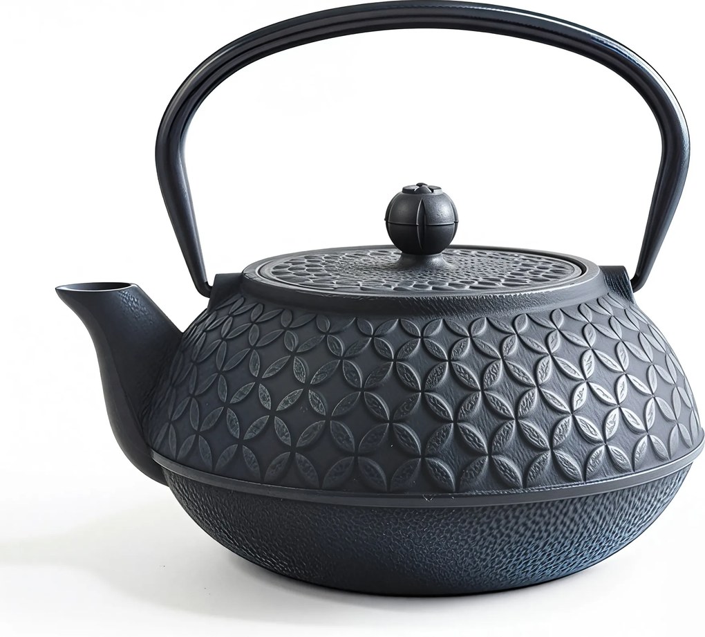 Ceainic din fontă cu infuzor SABI, 1000 ml, negru