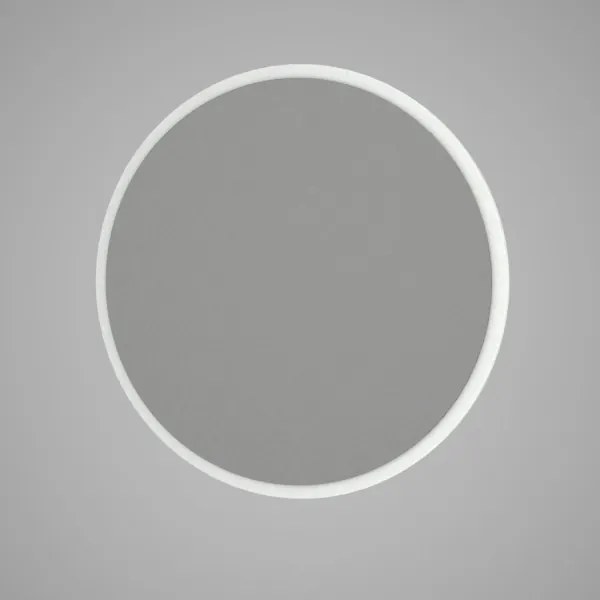 Oglindă de perete GLOB d. 59 cm albă