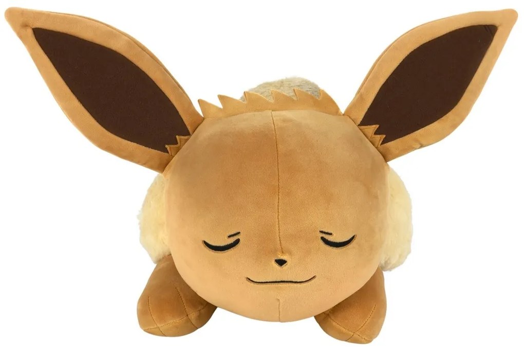 Pluș Pokémon Eevee dormit, 45 cm