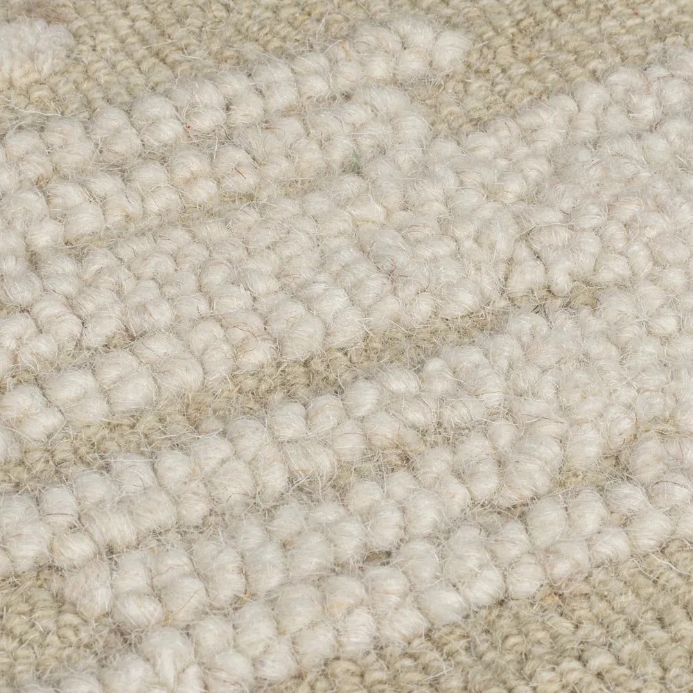 Covor bej țesut manual din lână 120x170 cm Dion Ikat – Flair Rugs