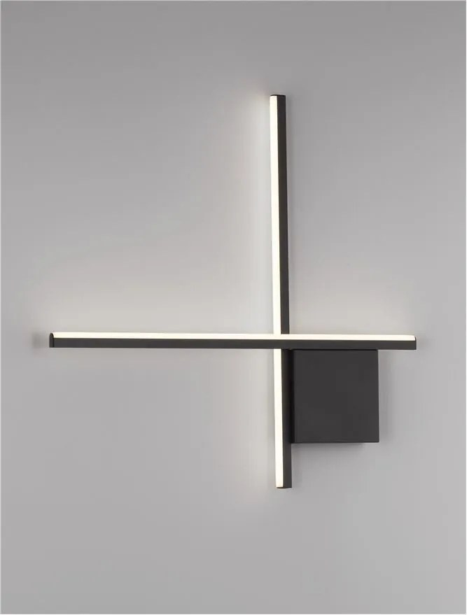 Aplica de perete cu lumina ambientala LED Cross 50cm