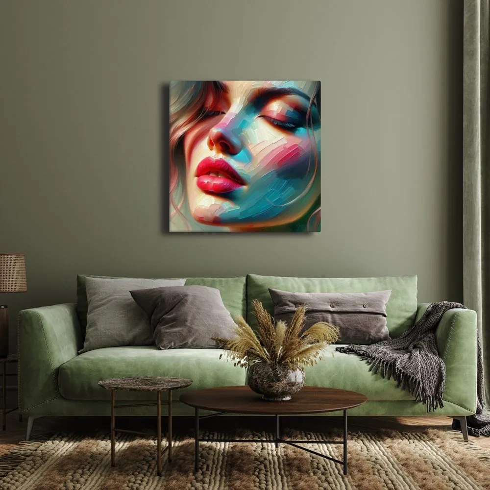 Tablou portret feminin abstract