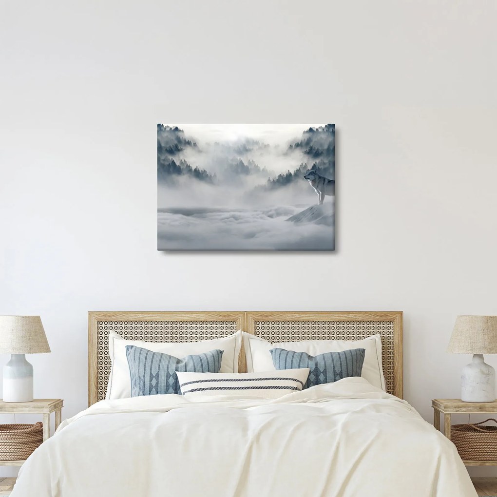 Tablou cu lupi (70x50 cm)