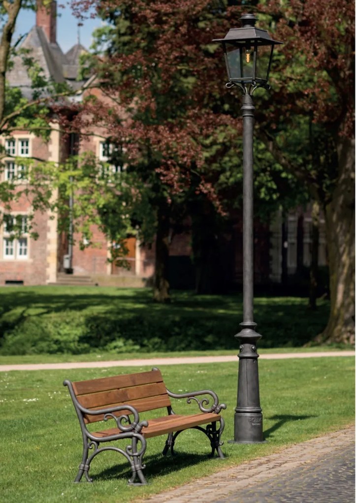 Banca exterior realizata manual din fonta si lemn masiv PB 1103