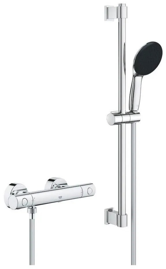 GROHE 34856000 - Baterie de duș termostatică PRECISION GET, 600 mm, crom