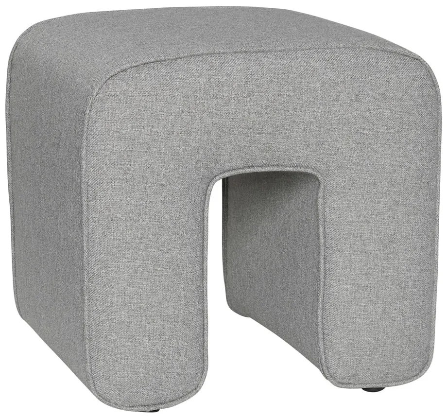 Taburet gri Sculpture – Hübsch