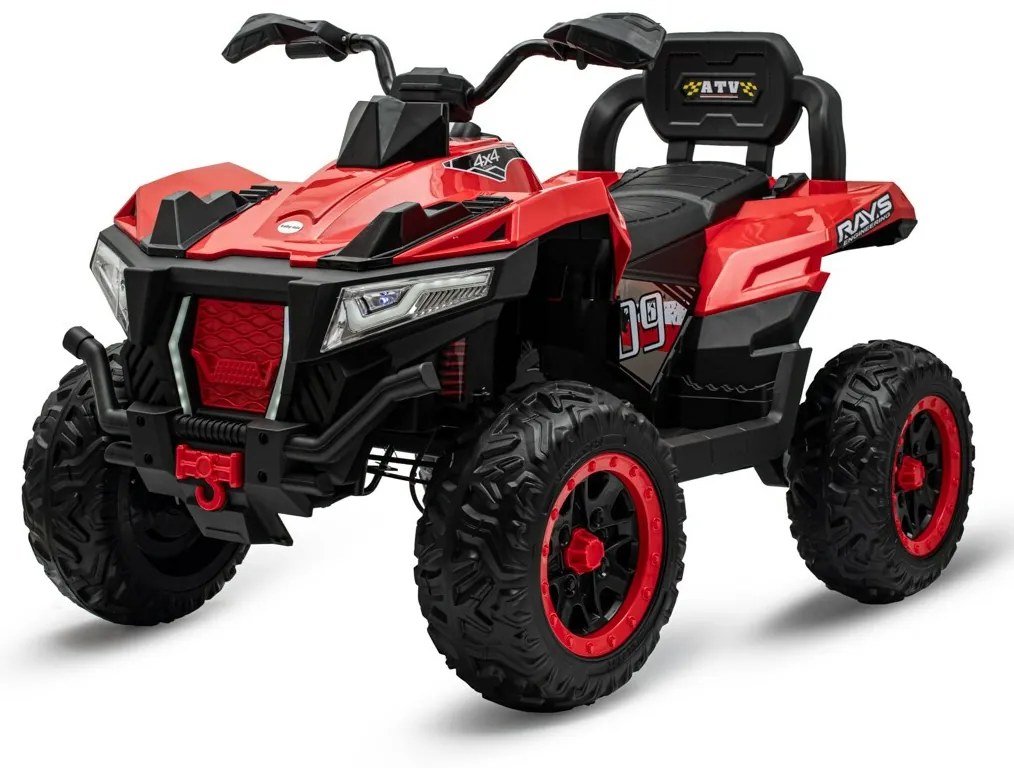 Quad electric Baby Mix Rave 4 x 4, roșu