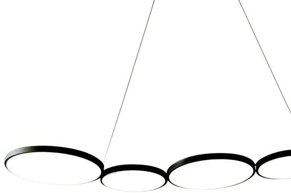 Lustră LED pe cablu OLYMPIA 5xLED/10W/230V negru