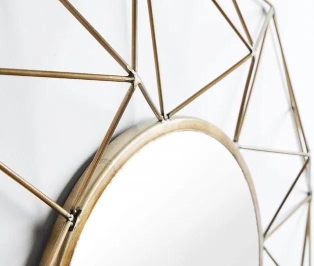 Oglinda de perete decorativa Diamond 90cm, alama