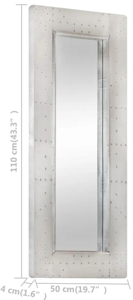 Oglinda, design aviator, 110x50 cm, metal 1, 110 x 50 cm
