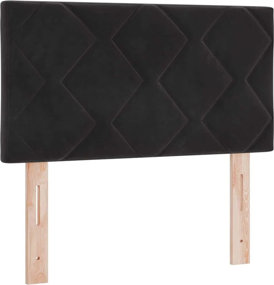 vidaXL Tăblie cap Negru 80 cm Catifea