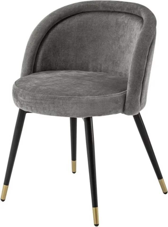 Set de 2 scaune design LUX Chloe, gri 114528 HZ