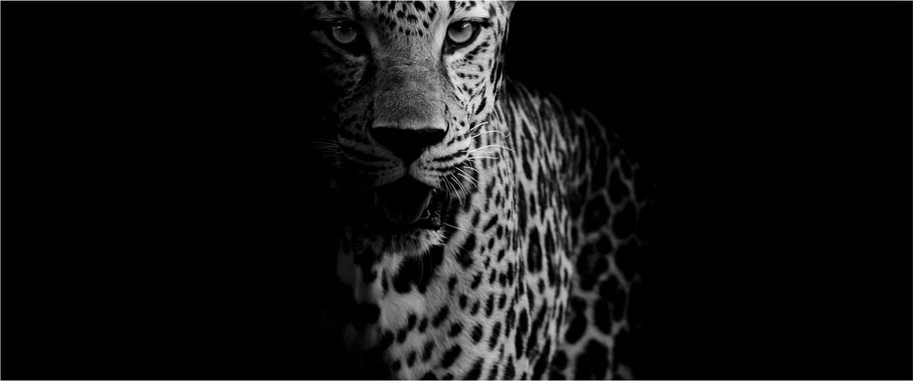 Tablou - Portret de leopard (120x50 cm)