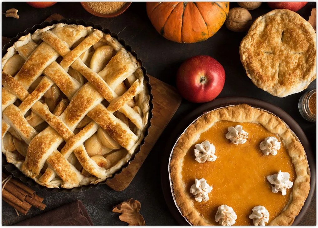 Tablou - Plăcintă de dovleac (70x50 cm)