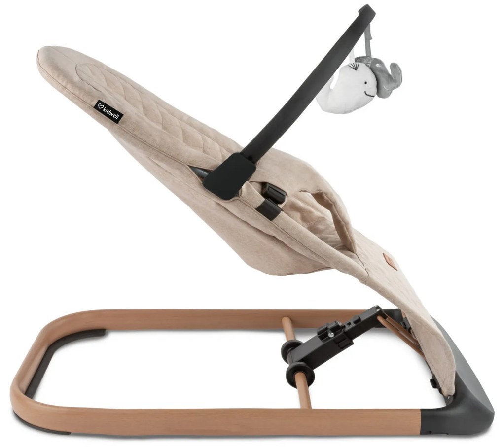 Balansoar pentru copii Kidwell Laro Full - Beige Wooden