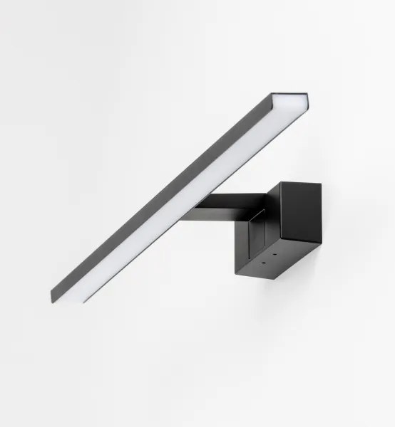 Aigostar - Lampă LED pentru oglindă de baie, 8W, 230V, 4000K, 40 cm, IP44, neagră
