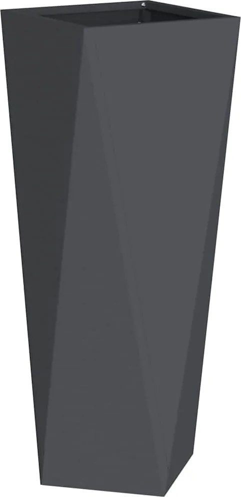 vidaXL Jardinieră Antracit 30 x 30 x 75 cm Oțel