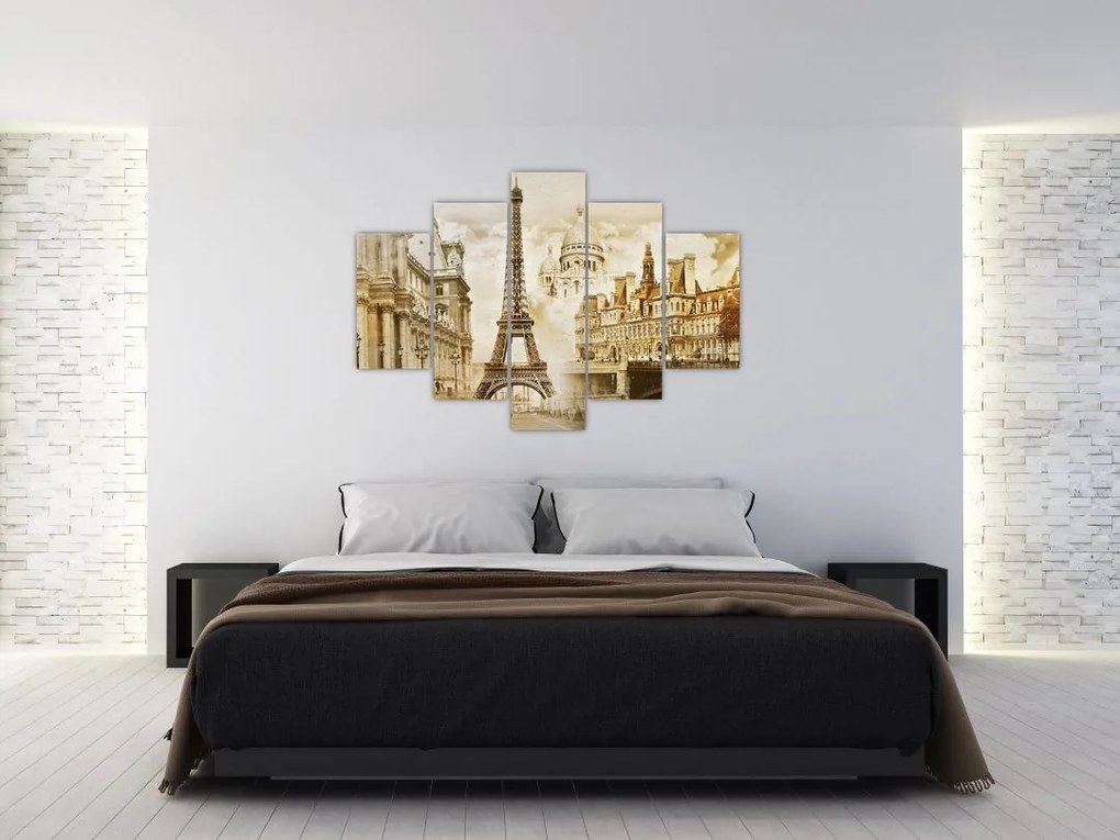 Tablou - Monumente din Paris (150x105 cm)