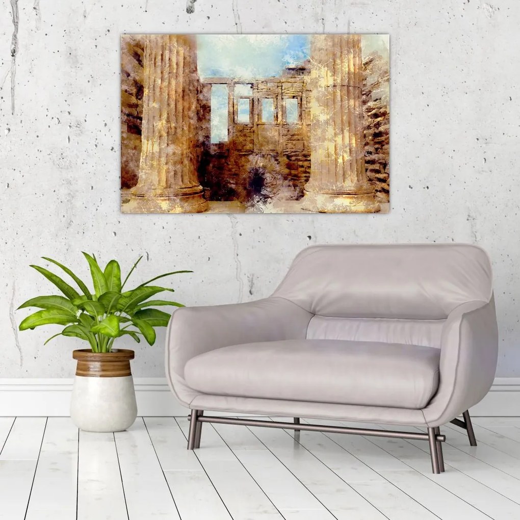 Tablou - Erechtheion, Atena, Grecia (90x60 cm)