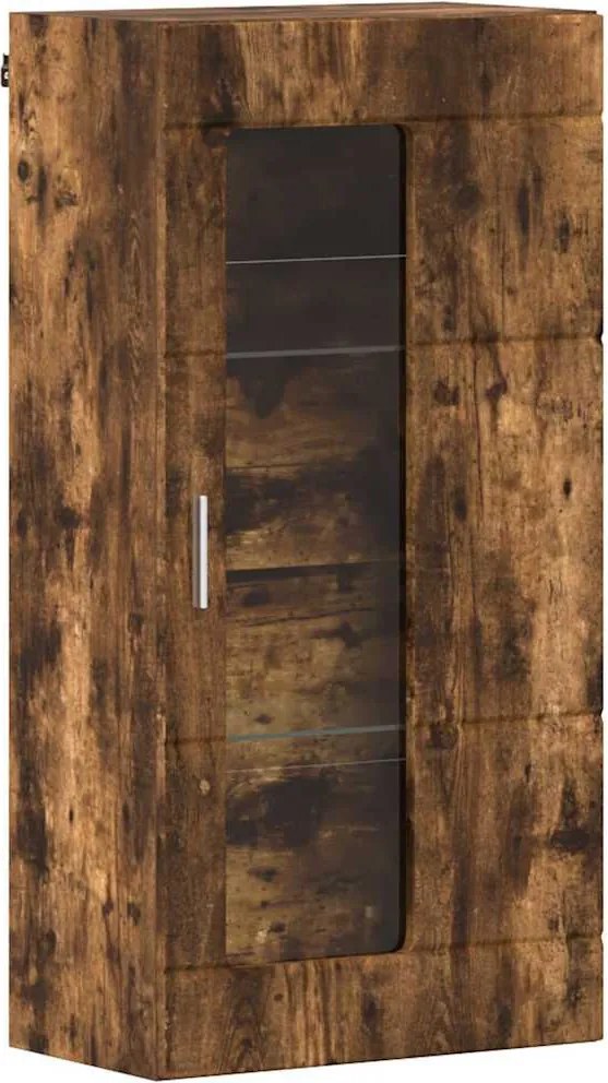 vidaXL Dulap din Lemn Stejar fumuriu 50 x 29 x 100 cm Lemn compozit