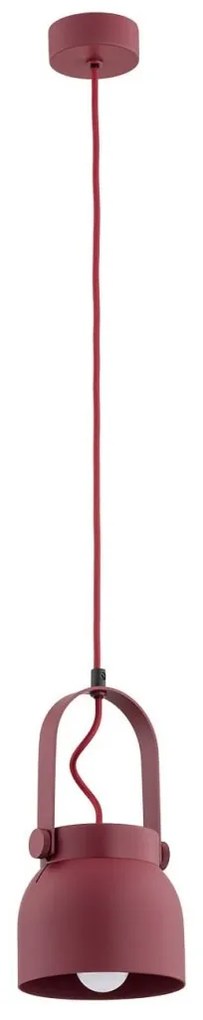 Pendul design modern LOGAN rosu 14cm