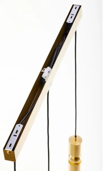 Lustră pe cablu Jupiter 2010 ALAS 3xGU10/10W/230V auriu