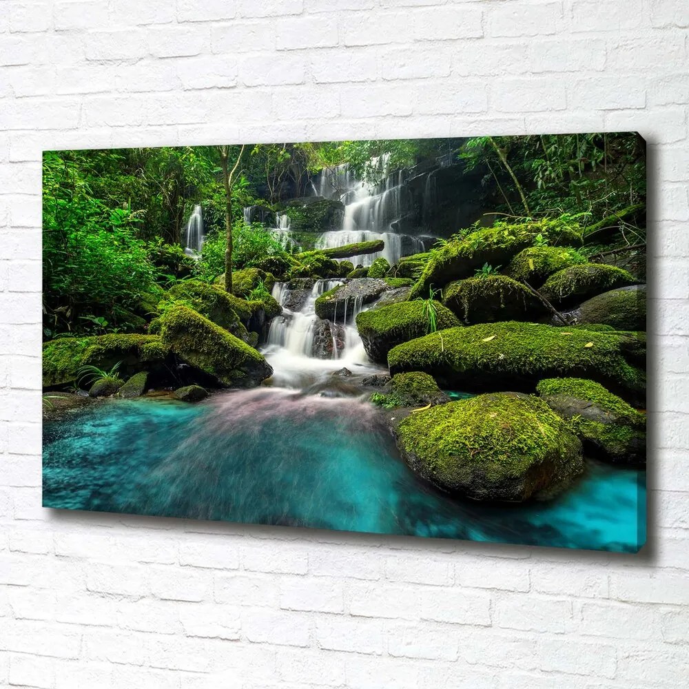 Tablou canvas Cascada din junglă