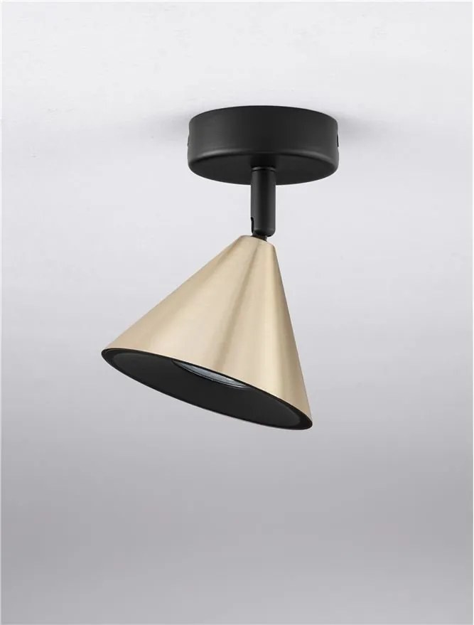 Plafoniera/Spot directionabil CONICO auriu, NVL-9011424