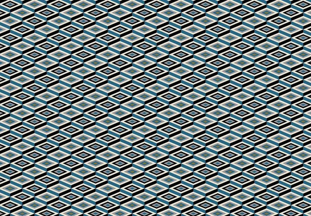 Fototapet - Romburi - ornament (152,5x104 cm), în 8 de alte dimensiuni noi