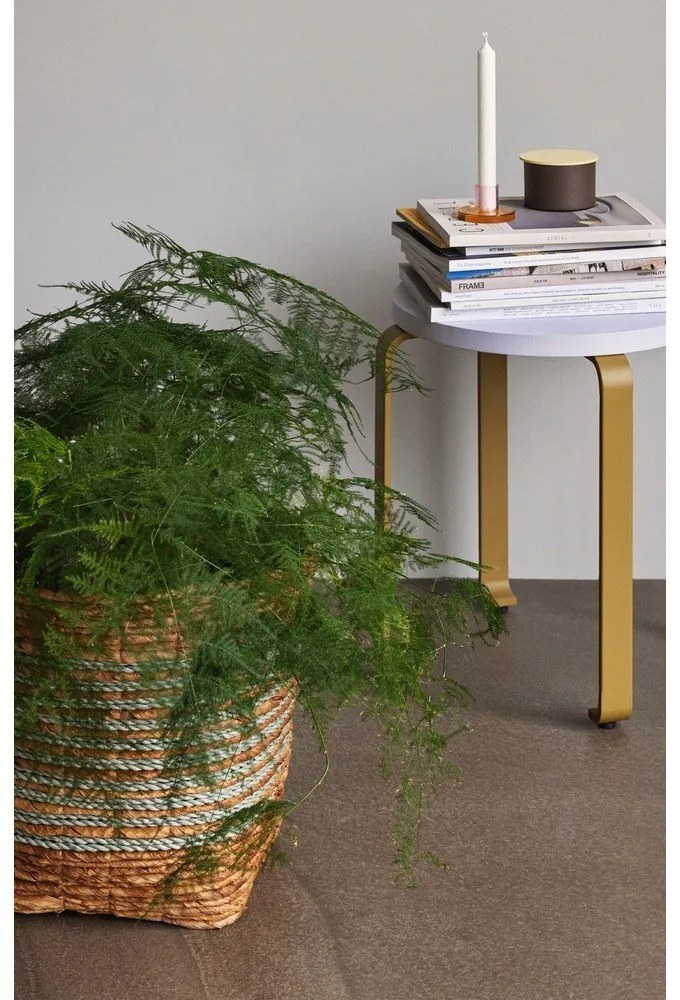 Cutie de depozitare din metal cu capac/decorativă District – Hübsch