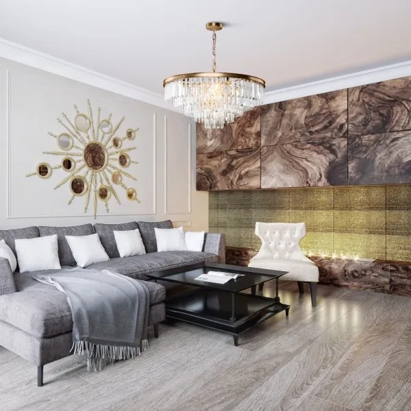 Lustră pe lanț Maytoni MOD085PL-12BS REVERO 12xE14/40W/230V