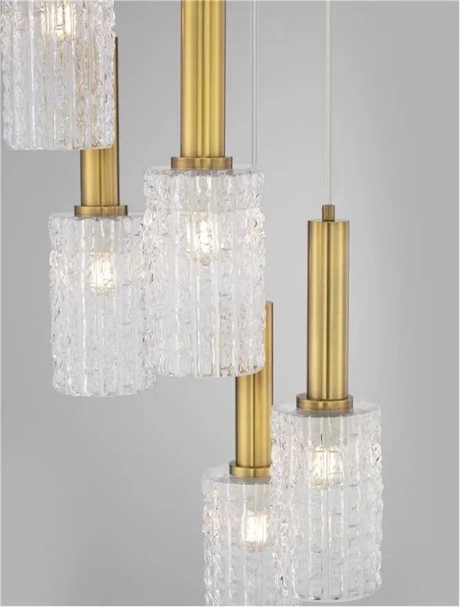 Lustra cu 5 pendule design modern Certa