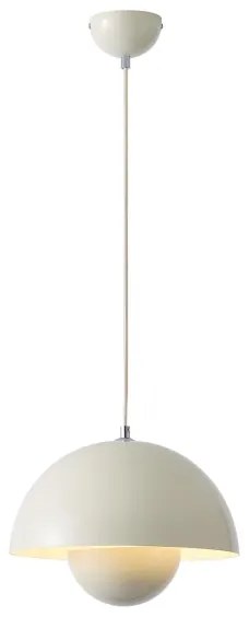 Lustră suspendată pe cablu JARDEN 1xE27/15W/230V, crem