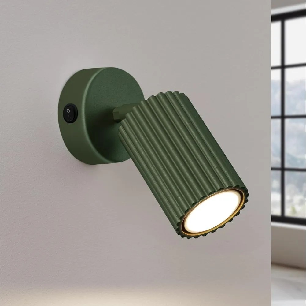 Brilagi - Aplica de perete spot LED CRESTO, 1x GU10/10W/230V, verde