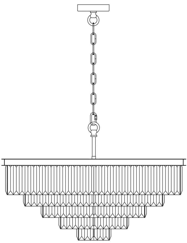 Candelabru Revero Maytoni E14, Auriu, MOD085PL-12BS, Germania