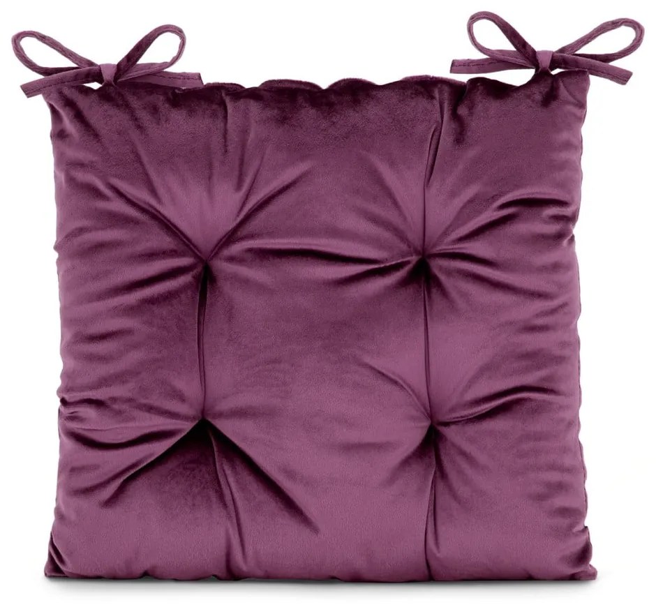 Pernă de scaun din catifea 40x40 cm Aleksa – Restilo