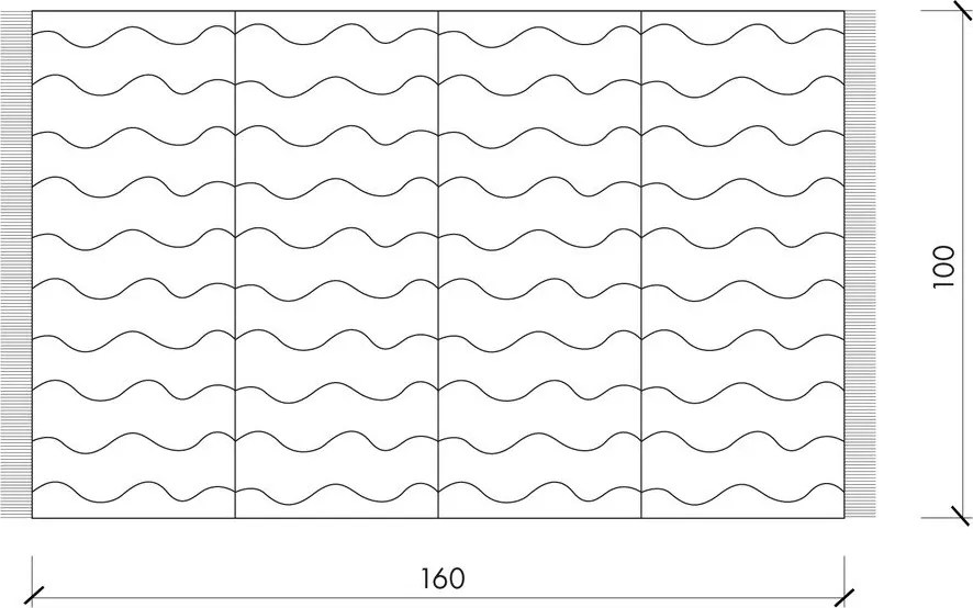 Prosop de plajă albastru din bumbac 100x160 cm Nugo – noo.ma