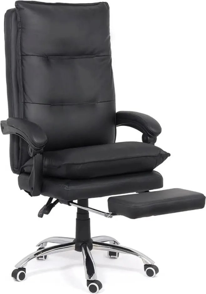 Scaun directorial cu suport de picioare si recliner OFF 419 negru