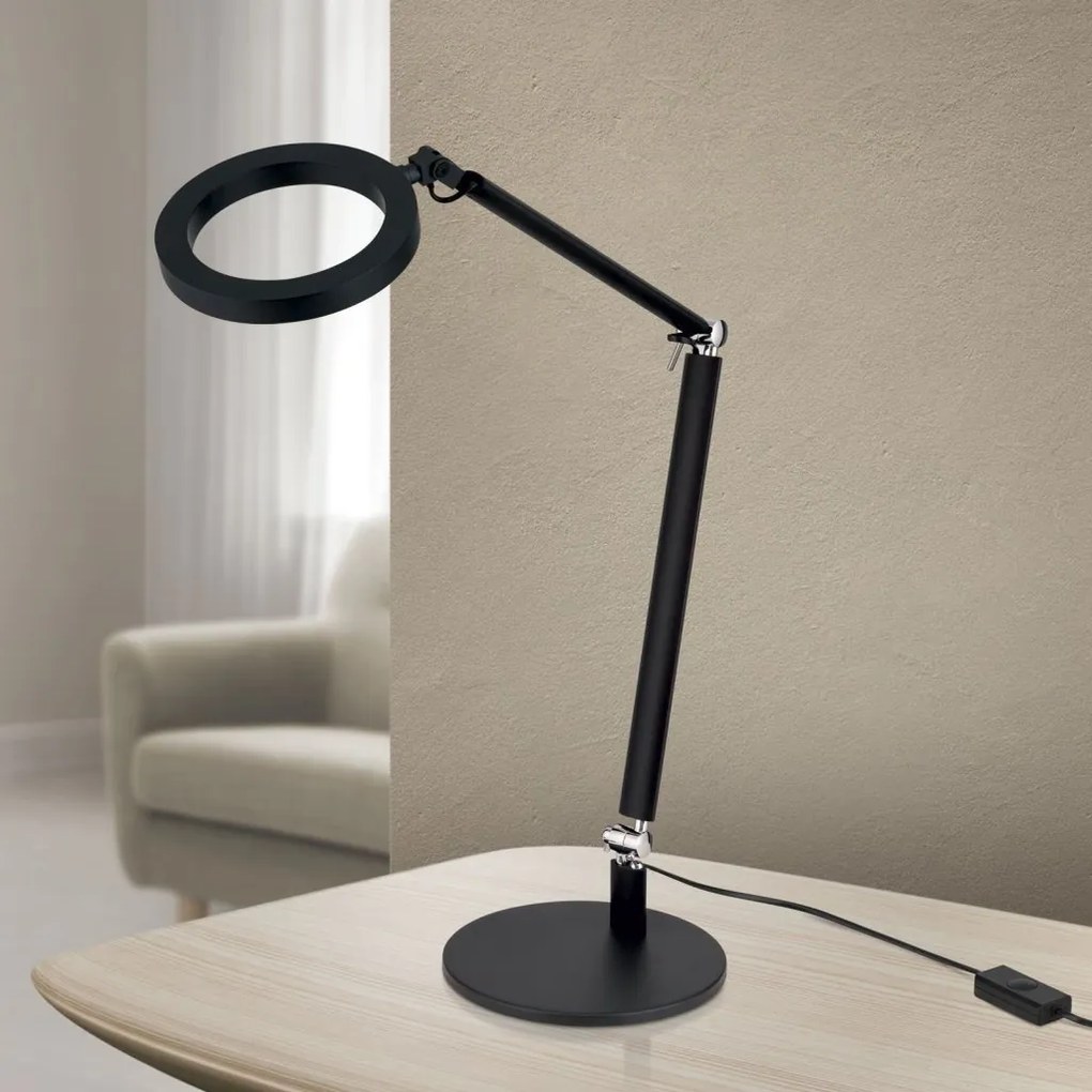 Veioza/Lampa de masa LED reglabila stil minimalist RINGO