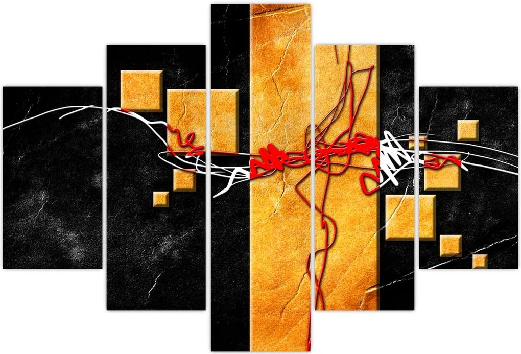 Tablou abstract - Dansatoare (150x105 cm)