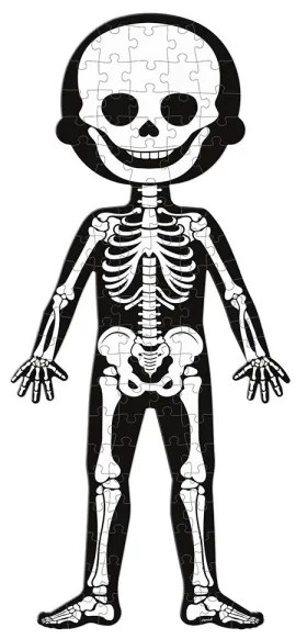 Janod - Puzzle educațional copii 225 piese corp uman