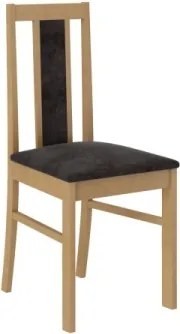 Scaun tapitat, din lemn K75, ADRK Furniture (Culoare: Stejar Sonoma)