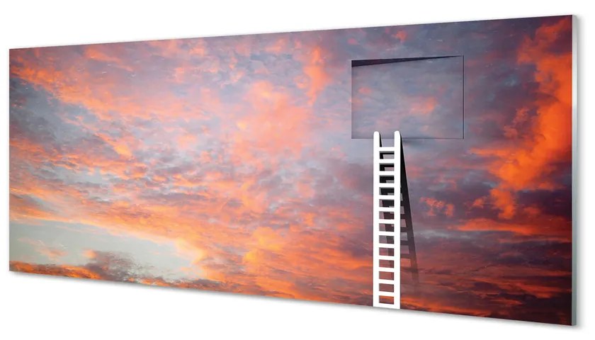 Panouri de sticlă Ladder apus de soare cer