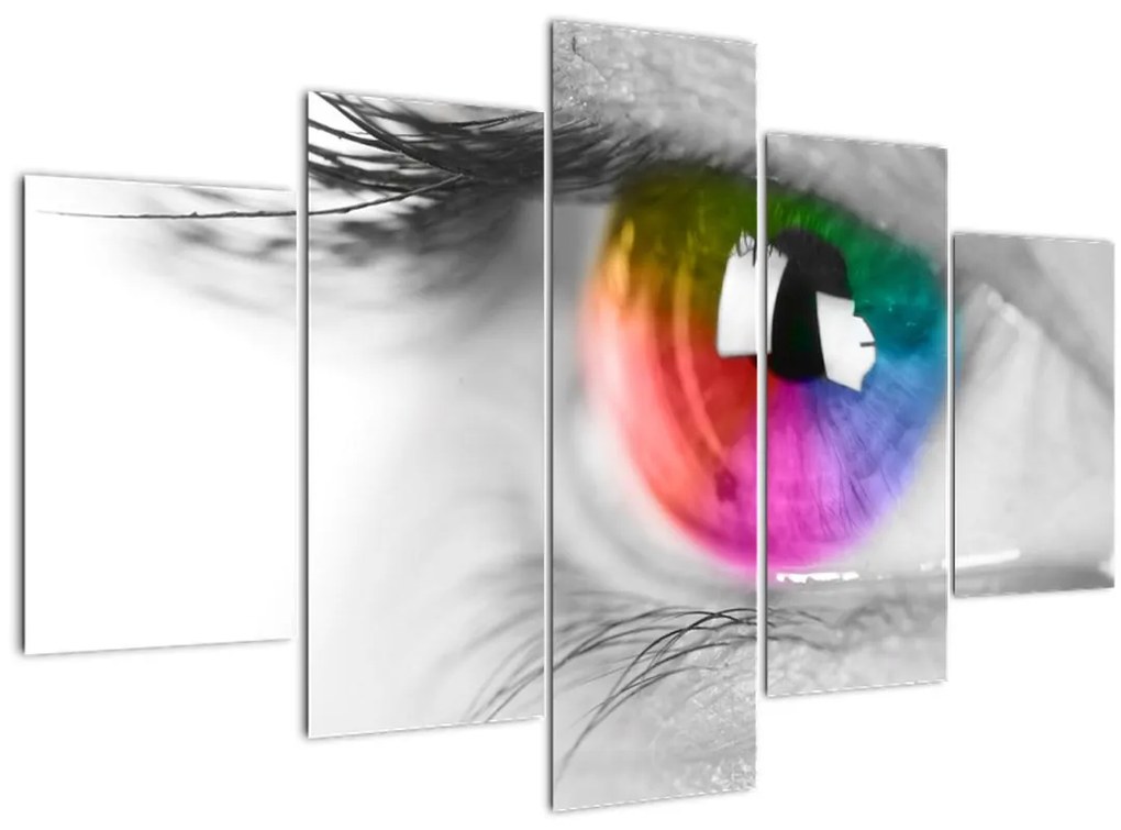 Tablou - Iris din ochi (150x105 cm)